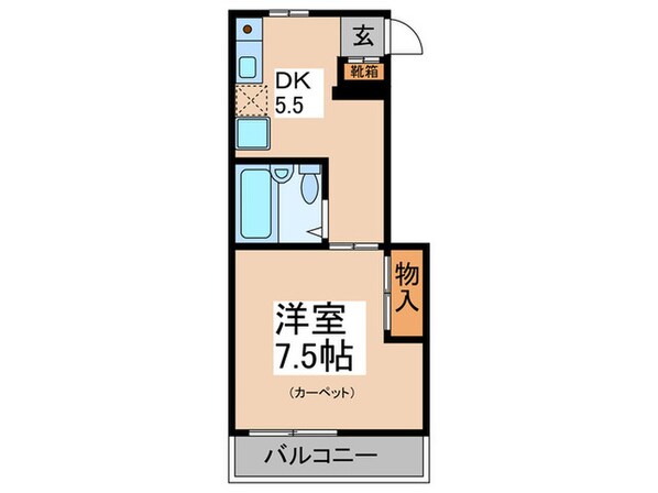 ハイム杉山の物件間取画像